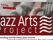 Tablet Screenshot of jazzartsproject.org